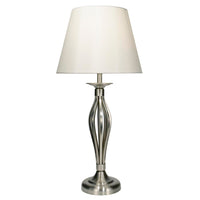 DAR BYB4046 | Satin Chrome Indoor Table Lamp