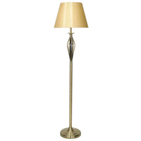 DAR BYB4975 | Antique Brass Indoor Floor Lamp