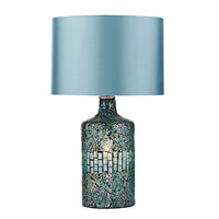 DAR GUR4223 | Blue Mosaic Indoor Table Lamp