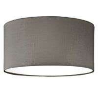 Grey Drum Shade with Diffuser