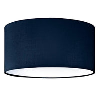Navy Blue Drum Shade with Diffuser