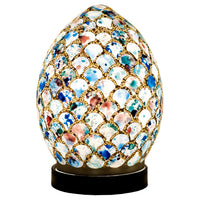 Febland LM77BLT | Mosaic Egg Lamp | Discount Home Lighting