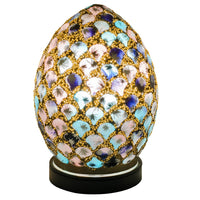 Febland LM77BP | Mosaic Egg Lamp | Discount Home Lighting
