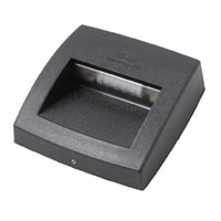 Black Coast LED Exterior Flush Square Wall Light 150mm