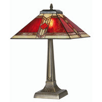 Oaks Lighting OT 2408/14 TL | Tiffany Glass Indoor Table Lamp