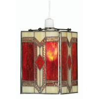 Oaks Lighting OT 2408 NE | Tiffany Glass Non Electrical Pendant