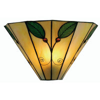 Oaks Lighting OT 3020 WB | Tiffany Glass Indoor Wall Light