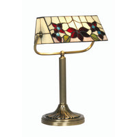 Oaks Lighting OT 3589/BL TL | Tiffany Glass Indoor Table Lamp