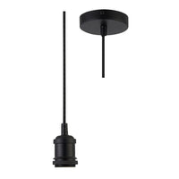 Britalia PMS2 | Matt Black Round Pendant Suspension