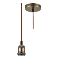 Britalia PMS4 | Antique Brass Round Pendant Suspension