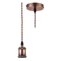 Britalia PMS5 | Copper Twisted Pendant Suspension