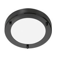 Oaks Lighting RONDO/18 MB | Mirror Black Indoor Bathroom Light