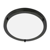 Oaks Lighting RONDO/30 MB | Mirror Black Indoor Bathroom Light