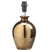 Oaks Lighting TL 5205 CU Copper Metallic Ceramic Table Lamp Base